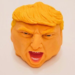 Gag Gift-  Donald Trump Puppet - Squishy Rubber Face - NEW